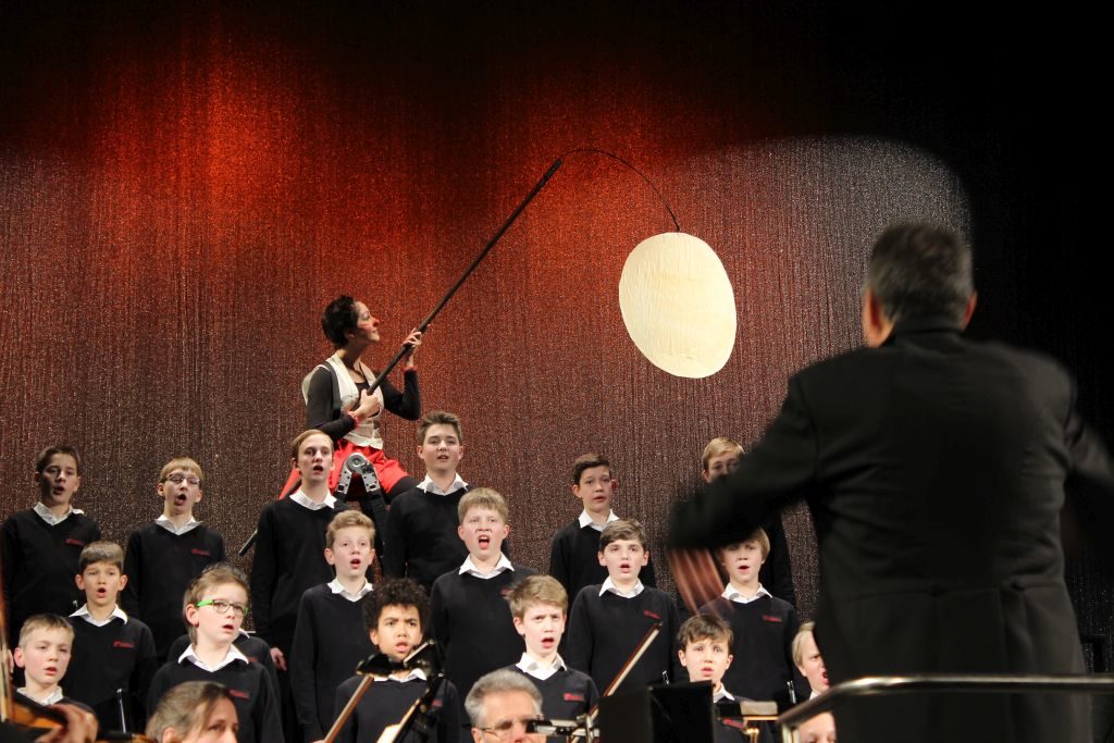 Münchener Knabenchor beim Jubiläum in Miesbach