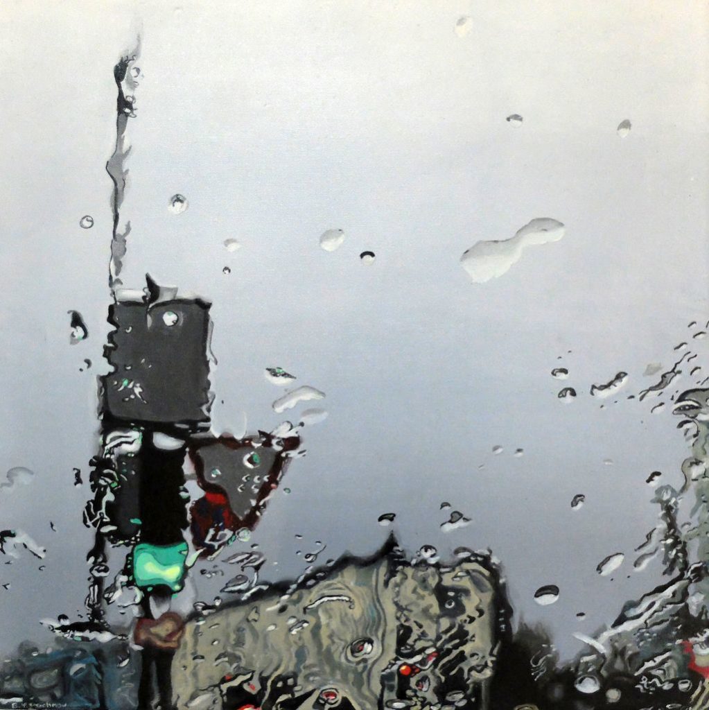 Brigitte Yoshiko Pruchnow - Licht in der Malerei - Regen