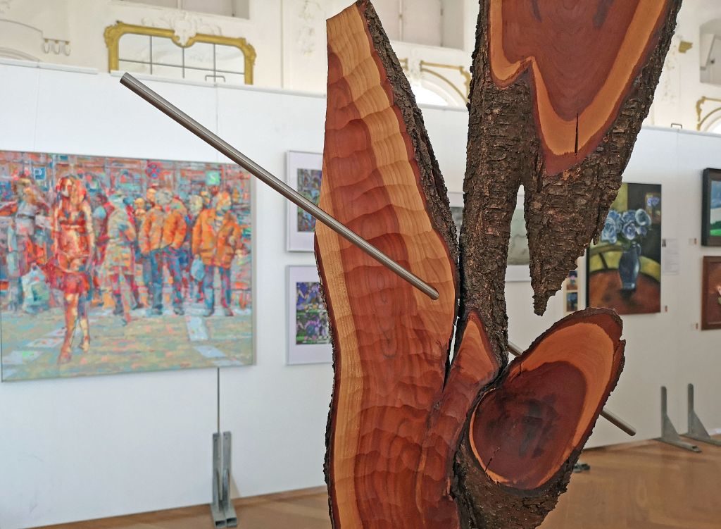 Holzskulptur von Sven Horn aus Hohendilching