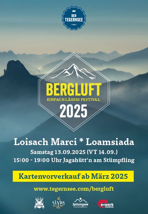 Plakat zum Bergluft Festival 2025